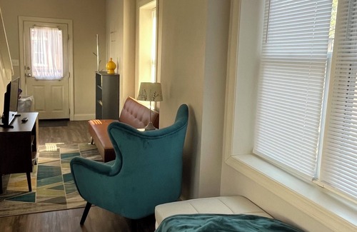 Dubuque Apartment | Historic oasis next to spa in downtown Dubuque