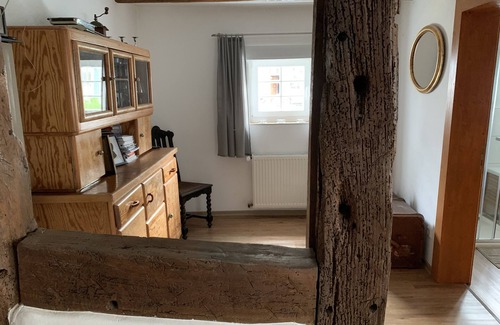 Rungsdorf House | Historisches Fachwerkhaus, 2 Minuten zum Rhein, Siebengebirgsnähe