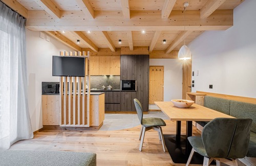 Badia Apartment | Holiday Apartment "Biohof Ruances Pastüra" with Mountain View, Balcony & Wi-Fi