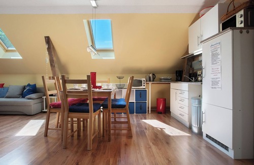 Loitz Apartment | Holiday Apartment 'Julenhof' with Private Terrace, Private Garden and Wi-Fi