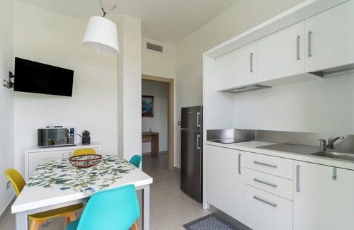 Galatone Apartment | Holiday Apartment "Le Scuderie 4" with Shared Pool, Shared Terrace & Wi-Fi