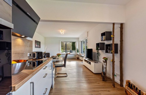 Medebach Apartment | Holiday Apartment "Sauerlandrefugium" with Mountain View, Private Terrace & Wi-Fi