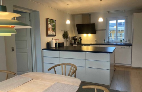 Oster Hurup Villa | Holiday home 200 m from the water with.