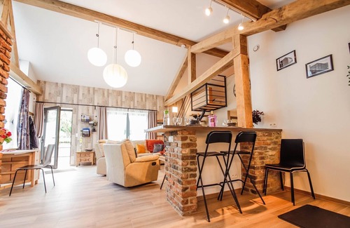 Manhay House | Holiday home Escale J-P in Manhay with a garden