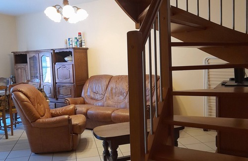 Vaux-en-Bugey House | Holiday Home 'Gite Des Cotes Bis' with Private Terrace, Balcony and Wi-Fi