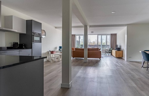 Offingawier House | Holiday Home in Sneek with Waterfront Jetty