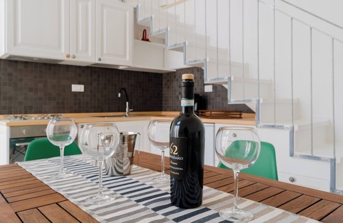 Uggiano la Chiesa House | Holiday Home 'Anemoi' with Shared Terrace, Wi-Fi and Air Conditioning