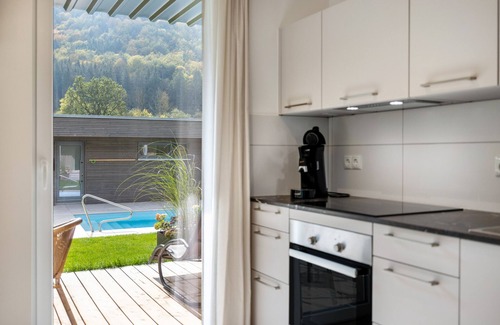 Beuron Apartment | Holiday home 'Lupus 3' with mountain view, private terrace and WLANn