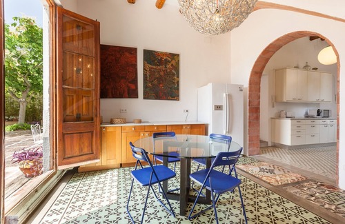 Canet de Mar House | Holiday Home 'Masia Sant Miquel' with Private Pool, Private Terrace and Wi-Fi