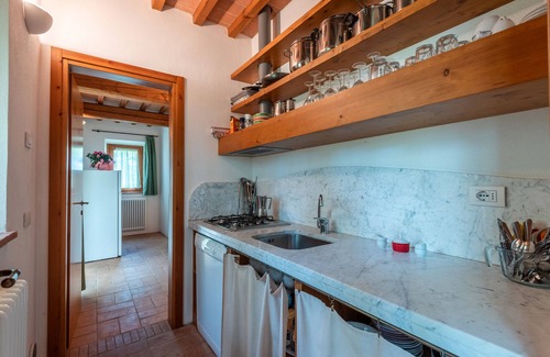 Montieri House | Holiday Home 'San Michele - Casa Convento' with Mountain View, Shared Pool and Wi-Fi