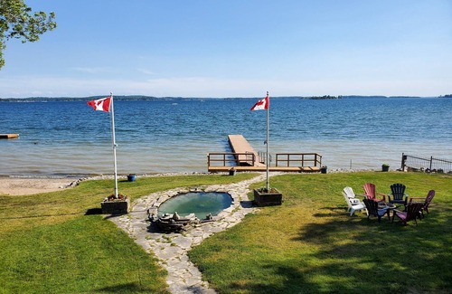 Leeds and the Thousand Islands House | Home of 1000island #2-Directly on STL River, private beach free boat docking