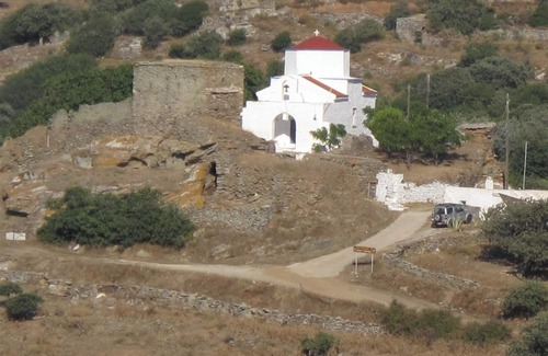 Ioulida House | Homerez - Charming House in Kastanies with Fireplace and View