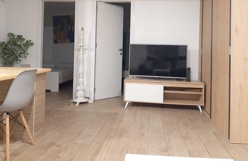 Santo Andre Apartment | Homerez - Studio 3 km from the beach for 5 pers. with swimming pool and garden