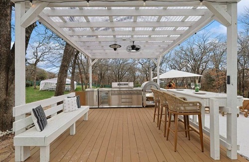 Azle House | ★Host Events! HEATED PrivatePool/Sauna/HotTub/Playground★