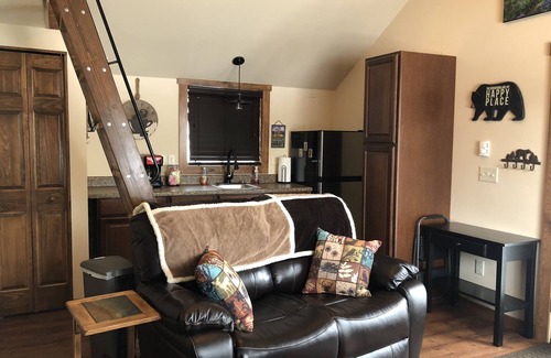 Estes Park Apartment | Hot Tub for Stargazing! Peaceful Totally Remodeled Studio! Excellent Location!