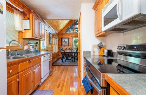 Black Bear Falls Cabin | Hot Tub & Game Room: Log Cabin 2 Mi to Ripley’s!