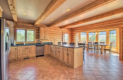 Show Low House | Hot Tub, Game Room & Theater: Luxe Show Low Home