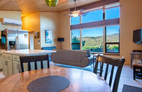 Cornville House | Hot Tub, Pool, King Bed, Views, and NO checkout chores @ Stargazer Bungalow!