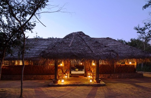 Udawalawa Resort | Hotel backyard facing to udawalawe National Park.