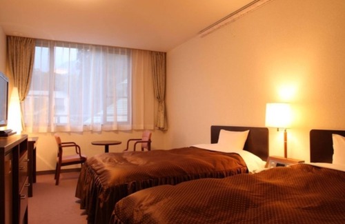 Hokujo Hotel | Hotel Oak Forest Western style twin room/Kitaazumi-gun Nagano