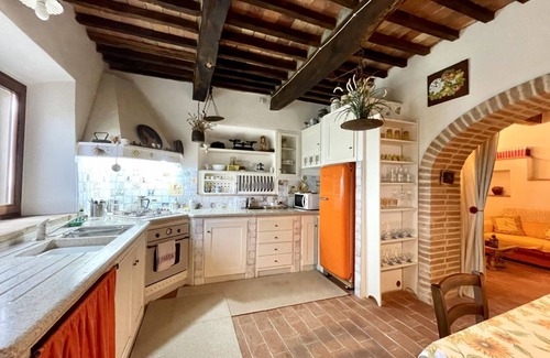 Guardistallo Apartment | Hous Malerin with sea view, fenced garden - by ToscanaTour