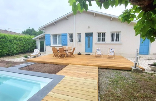 Audenge House | House 90 M² With Pool And Garden