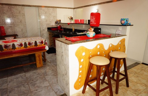 Aguas Belas House | House blue high standard with Wifi in Aguas Belas Caponga