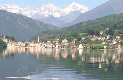 Mergozzo Apartment | House by the waterfall in Mergozzo, 200m from the beach, wonderful view of lake + mountains