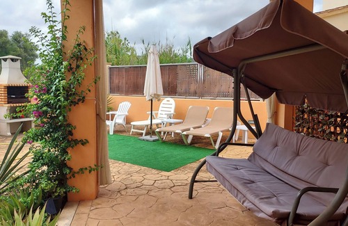 Cala Bona Ski Chalet | House Cala Bona close to the beach with terrace and BBQ