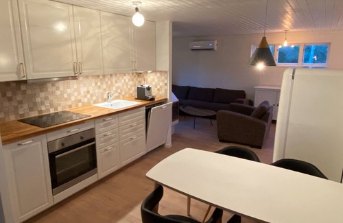 Bolmso House | House in private location close to beach (300m) boat with motor ,all linen incl.