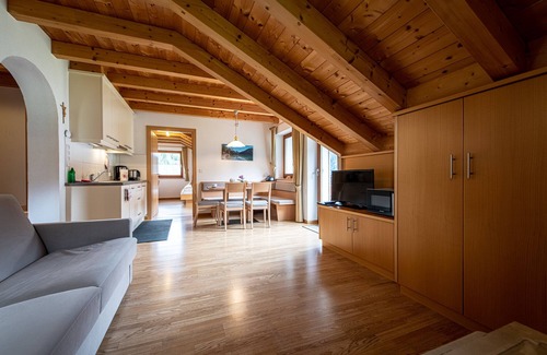 Rasun Anterselva Apartment | House Landheim Apart. Mountain view with separate bedroom and waterfall view!