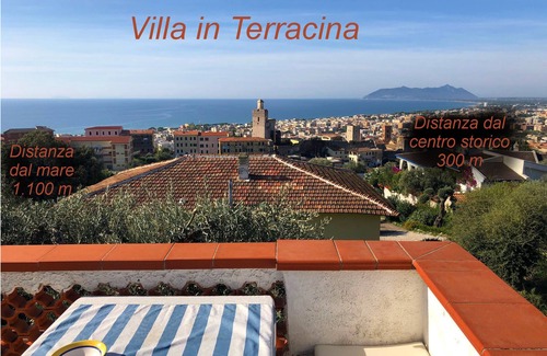 Terracina House | House on a hill with a rooftop terrace with big garden and stunning sea view