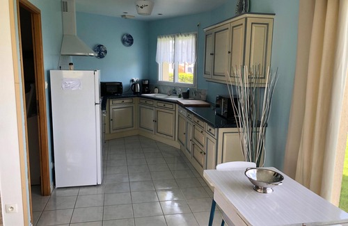 Quiberville House | House on fenced plot, sea view, pets allowed