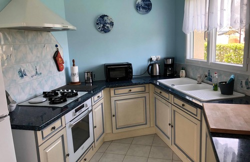 Quiberville House | House on fenced plot, sea view, pets allowed