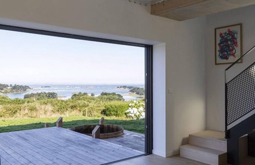 Penvenan House | House with exceptional sea view, garden and terrace with jacuzzi