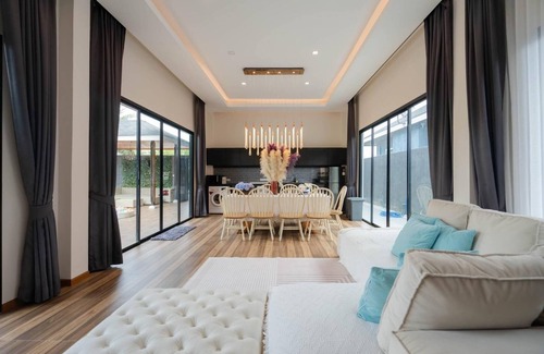 Kao Yai Villa | Hua Hin Pool Villa and Pool Table With 3 Bedrooms, 3 Bathrooms Near Cha-am Beach