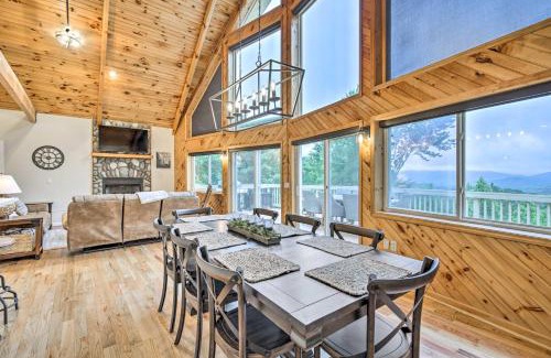 Blairsville House | Huge Blairsville Cabin Game Room and Mtn View!