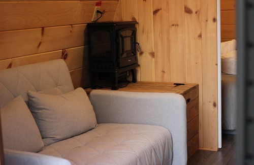 Englishtown Cabin | Hummingbird Hike-In Sleeping Pod at Sally's Brook Wilderness Cabins