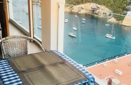 Santa Eulalia del Rio Apartment | Ibiza Beach penthouse studio breathtaking seaviews 8mn walkto Beach