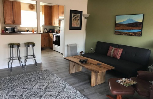Mount Shasta Apartment | Ideal Location! Downtown Apartment, Close to Wilderness Trails w/Covered Parking