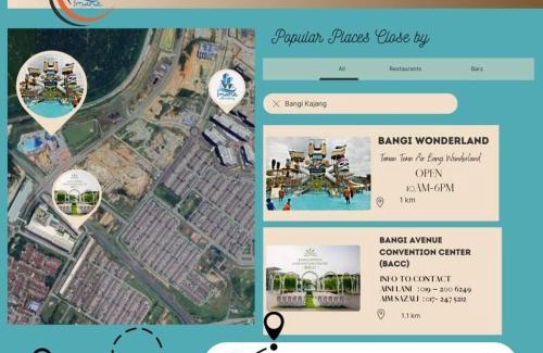 Kajang Apartment | Imanz Homestay 3 Bedroom & 3 Bathroom