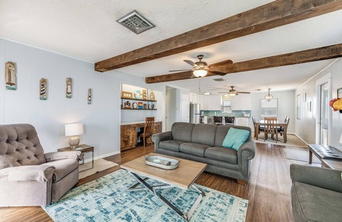 Shibui Sands House | In-town beach home with a short drive to the beach