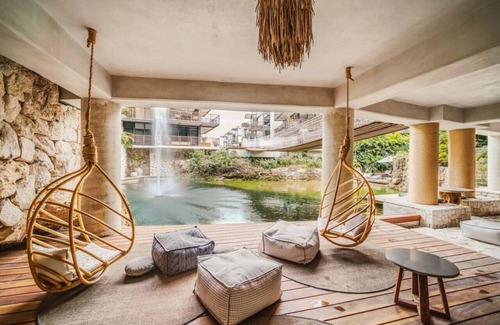 Zama Condo | Incredible 1BR Swim Up w/Private Cenote | Big Gym