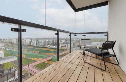 Gorce Apartment | Industrial Pet-Friendly Apartment with Movie Projector by Noclegi Renters