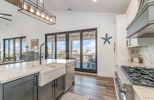 Inlet Harbour House | Inlet Pearl: Modern Beach Oasis w/Private Pool & Dock!