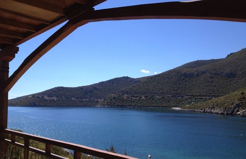 Arkadiko Chorio House | Into The Blue Apartment 2 - A 2-floor apartment with Sea Views right on a pebble