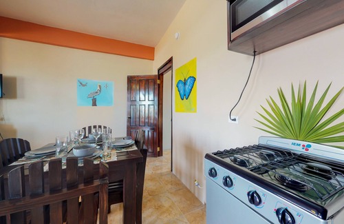San Pedro Apartment | Inviting apartment w/ocean views, a shared rooftop, laundry, WiFi & partial AC