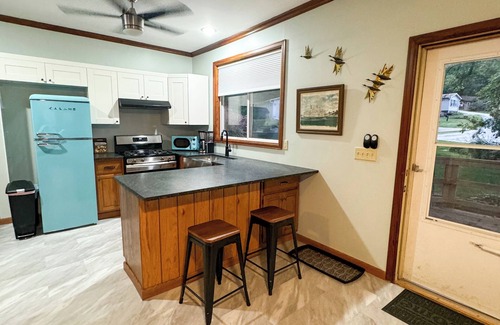 Yarmouth Cabin | Iowa Cabin: Rustic+Cozy. Lake Odessa water-view. Hunt, kayak, fish or explore.