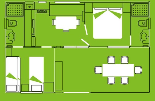 Valeggio sul Mincio House | Holiday park Altomincio - Mobilehome Smart AGHUT (3332)