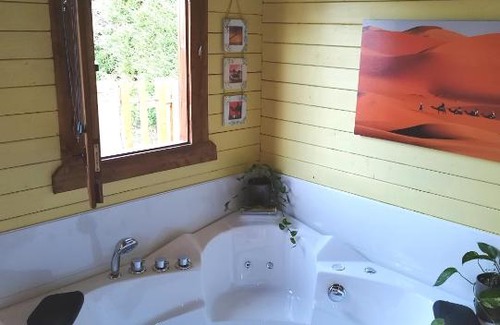 Ferolles Apartment | Jacuzzi Balnéo piscine "La Palmeraie Oasis"